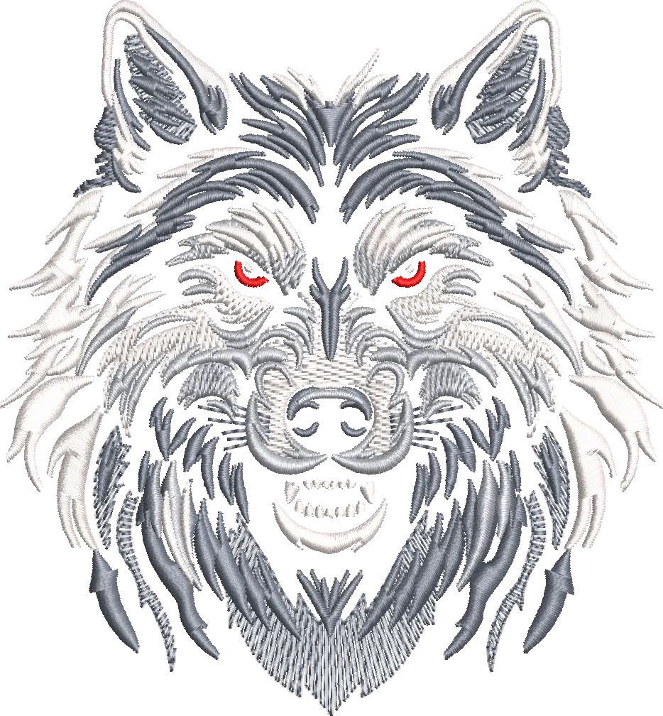 Matriz de Bordado Lobo